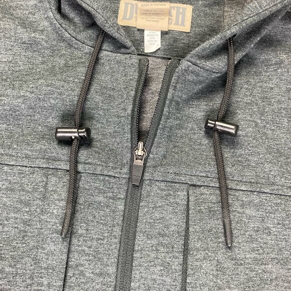 Duluth Trading Co. Jacket Mens Sz Medium Gray Sawbill Sweats Hooded Full Zip EUC - Picture 6 of 10